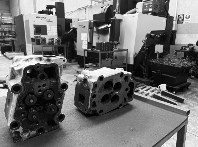 Culatas para motores MAN, Liebherr